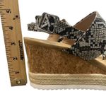 DV Dolce vita snake print espadrille wedges size 10 White Photo 5