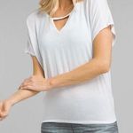 prAna | White Linden V-Neck Top Photo 0