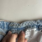 American Eagle Strigid Jeans Distressed Light Wash Wide Leg Photo 6