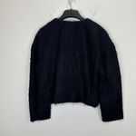 J.Crew  Collection Lady Jacket Brushed Wool Blend Retro Preppy Black US 10 NWT Photo 5