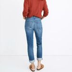 Madewell NWOT  High-Rise Slim Boyjean in‎ Moorland wash, 26 Photo 3
