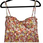 Hutch Selene Floral Bustier Midi Dress Sweetheart in Ditsy Floral Print XL Photo 5