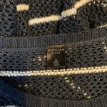 Madison Lilly Navy And White Striped Crochet sweater Blue Size M Photo 1