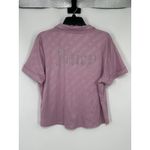 Juicy Couture Sleep Shirt Button Up All Over Print AOP Rhinestone Graphic XL Photo 1