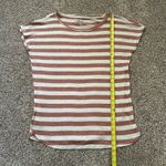 Free People Beach cream & red striped short sleeve t-shirt dress size S Photo 9