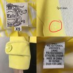 Anthropologie  Tulle Yellow Velour Coat Photo 7