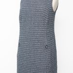 Akris Punto . Sleeveless Denim Tweed Shift Dress. Photo 9