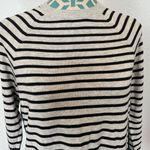 Vineyard Vines Striped Zipback Crewneck Sweater XS gray & black Photo 1