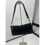 The Sak The Womens BlackWoven Clutch Handbag Shoulder Purse Excellent Condition Photo 8