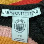 Urban Outfitters Women's Black Multicolor Striped Ribbed Tank Mini Dress Size M Photo 3