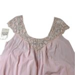Vintage Lucie Ann Beverly Hills Pink Lace Trim Nightgown Long Sleep Dress Large Photo 10