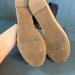 Marc Fisher Navy Suede & Cork Scalloped Platform Sandals | Women’s Sz 8.5 Photo 7