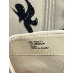 INC Cowboy‎ Boots Size 9.5 Black Cream Embellished Western High Heel Booties Photo 9