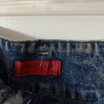 denim mini skirt with grommet belt Blue Size L Photo 2