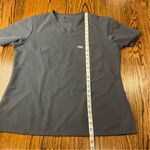 FIGS  XL Charcoal V-Neck Tee Photo 3