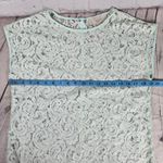 Loft Petites Mint Green Lace Sleeveless Top Womens Size MP Career Casual Photo 6