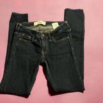 Hollister Skinny Jeans Low Rise Embroidered Back Pockets Size 3 Short Photo 1