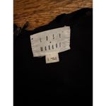 Lost + Wander Black Embroidered Ruffle Midi Dress Size L Boho Romantic Floral Photo 5