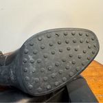 TOD'S Gomma Ankle Leather Boots Black Gold Buckle Sz EU40 Photo 14