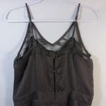 Sugar Lips Sugar + Lips Charcoal Gray Slip Dress Sleeveless Size L Photo 5