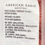 American Eagle  Red Ruched Cropped Tank Top - Size Medium - VGUC Photo 5