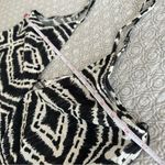 Seafolly Anthropologie Zanzibar V Neck Black White Cover Up Midi Dress Size M Photo 5