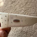 Fossil  Rhinestone White Sunglasses with Brown Lenses Photo 5