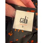 CAbi  Dress Women Small Black Muse Floral Print Flutter‎ Sleeve Mini Boho Cottage Photo 7