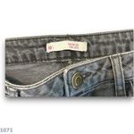SO 1071  Super high rise wide leg jeans 7 (27x30) Black Denim Cute Photo 4