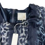 Line and Dot 100% Silk Animal Print Mini Dress Photo 8