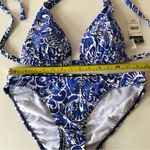 NEW Lauren Ralph Lauren Blue Playa Floral Photo 14
