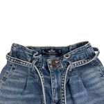 Hollister Jeans Curvy High Rise Mom Paperbag Boho Tie Waistband Size Women's 1 Photo 4