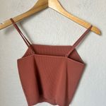 ALC Frank A.L.C Darby brown cropped ribbed tank Photo 6