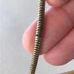 Whiting & Davis Vintage Gold Accessory Bundle, Hat, Belt, Mesh Evening Purse Photo 9