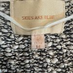 Skies Are Blue 384  Black and Cream Knit Ollie Textured Cardigan Cozy Medium Photo 3