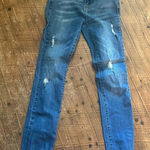 Risen distressed 26/3 straight leg boutique normcore jeans Blue Photo 0