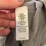 Athleta Chi Mesh Gray White Tank Top Photo 7