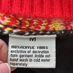 Womens medium Ugly Christmas sweater office party reindeer presents penguins Black Photo 3