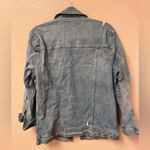 Lucky Brand Distressed Denim Button Up Jacket Size S/P Photo 1