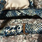 Shade & Shore Snakeskin Bikini Top Photo 4