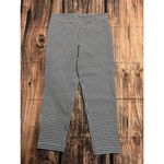 Talbots  Women's Black Check Ankle Pants Size Large‎ Casual Stretchy Fit Photo 1