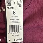 Peloton  Adidas Burgundy Sweatshirt size small Photo 2