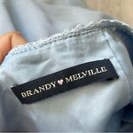 Brandy Melville Skirt mini lace trim womens Blue (one size) party coquette girly Photo 1