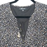 Madewell New  Black 100% Silk Fiesta Paisley Ruffle Dress Size 00 Photo 4