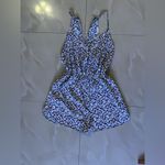 Maitai  short jumpsuit floral blue/white L lightweight Romper Photo 7