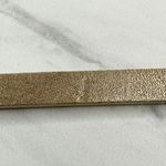 Skinny Reversible Metallic Belt Size Medium M Large L Womens Gold Photo 7