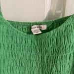 American Eagle Green Smocked Tiered Mini Sundress S NWT Retail $ 49.95 Photo 3
