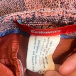 Cartonnier Anthropologie Salmon‎ Pink Patterned Shorts Button Sides Size 8 Photo 2