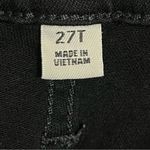 J.Crew Women’s  Demi Boot‎ Crop Black Jeans Raw Hem High Rise Size 27 Tall Photo 10