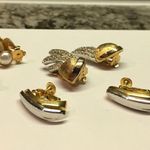 Lot Of 3 Costume Earrings Vintage Photo 5